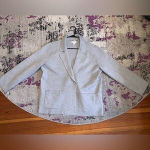 On 34th cozy oversized knit open front blazer!